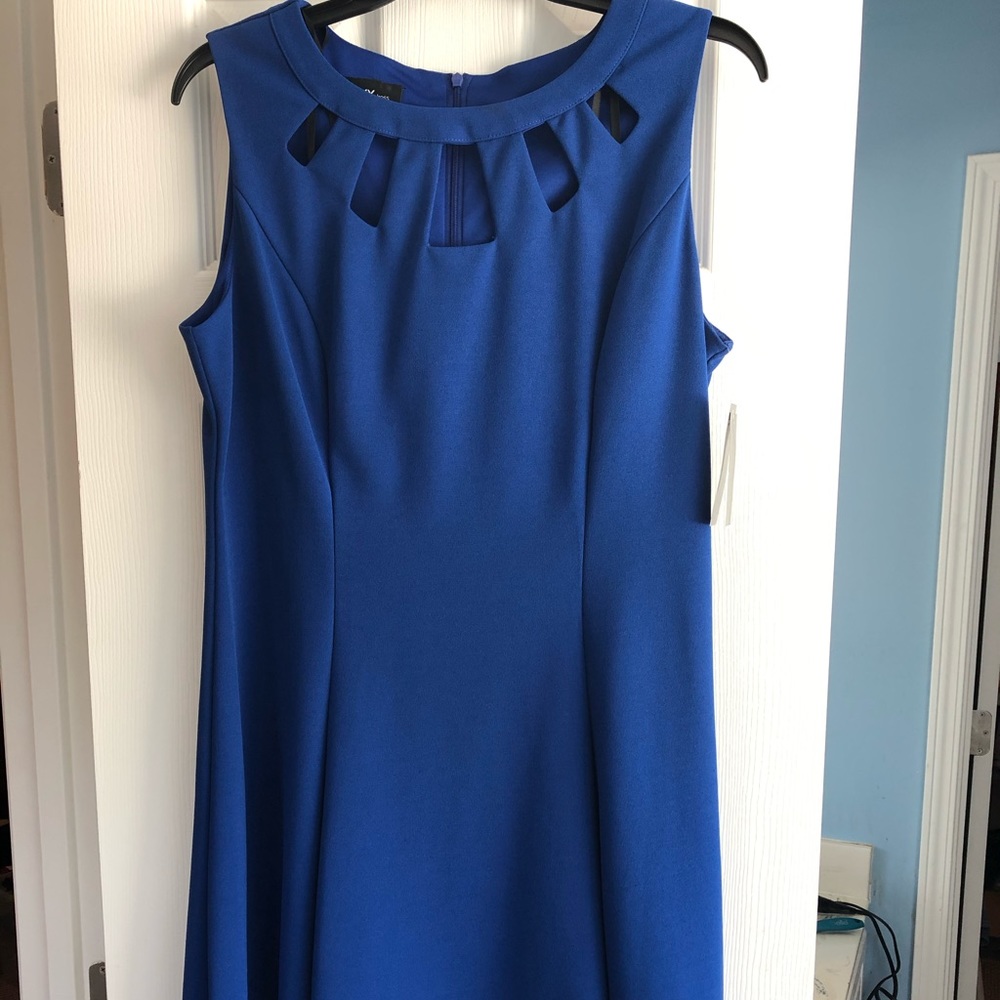 Blue dress